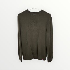 Everlane Men’s 100% Cashmere Crewneck Sweater Army Green Size Medium New NWOT